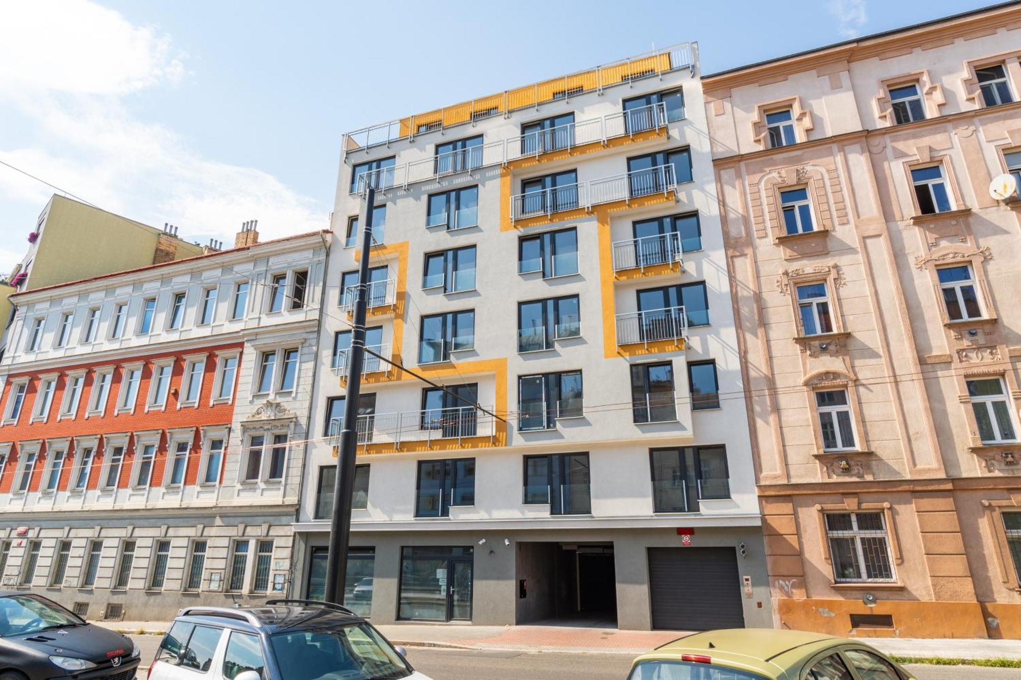 Brand New Studio Apartment # 45 With Free Parking In The City Center Prague Exterior photo